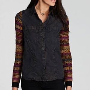 FREE PEOPLE button down top